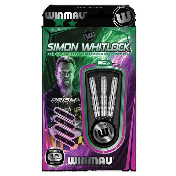 Winmau Simon Whitlock 18 Gramm Darts Softdart Silver Colour 2097-18