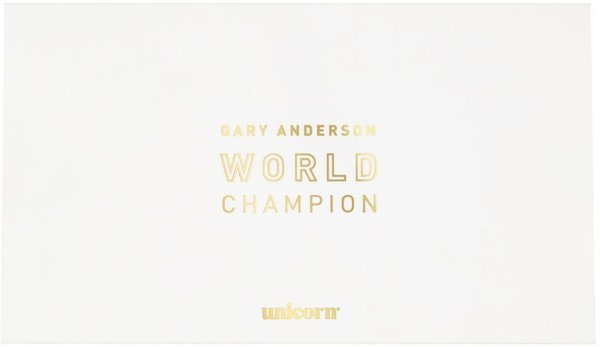 Gary Anderson Unicorn Phase 5 World Champion 23 Gramm Steel Dart Präsentation Box 29022