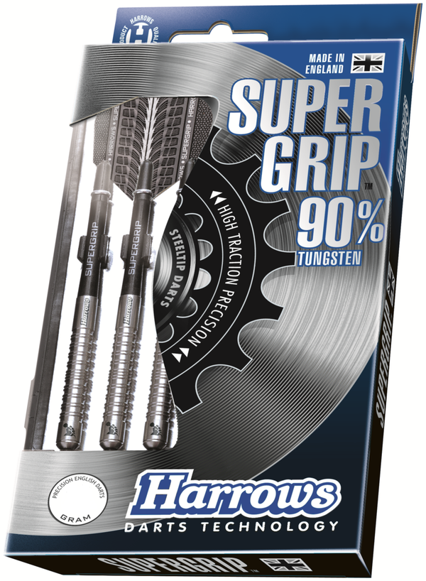Harrows Super Grip Steeldart 90 % Tungsten (Wolfram) 23 Gramm 606202