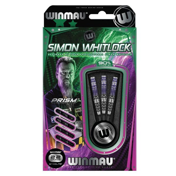 Winmau Simon Whitlock 22 Gramm Steeldart Spezial-Edition 90% Wolfram 1437-22
