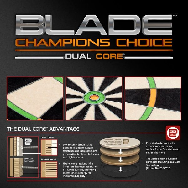 Dartboard WINMAU Original Blade Champions Choice DUAL CORE Trainingsboard 806910