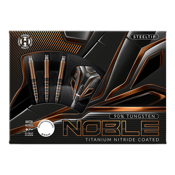 Noble Edel Harrows Griffmulde 90% Tungsten 23 Gramm Steeldart 776023