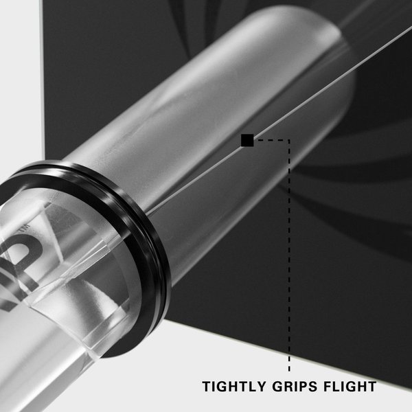 Pro Grip Schaft "Nylon" Target Short Clear Klar 9 Stück 380246