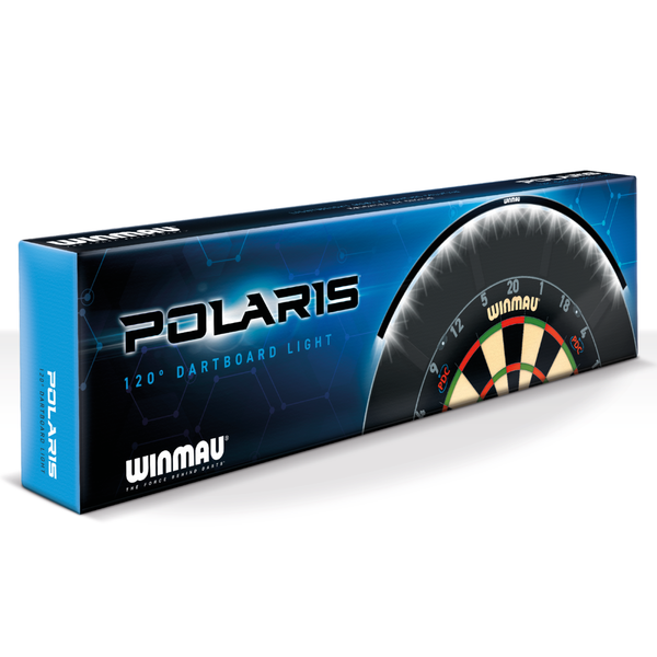 Polaris LED Beleuchtung Winmau ohne Bohren Dartboard Licht 120 Grad light 8412