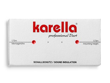 Schallschutz Karella für Steeldartboards 811501